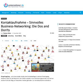 Sinnvolles Business-Networking: Die Dos and Don’ts